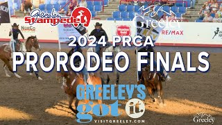 2024 Greeley Stampede ProRodeo Finals highlights [upl. by Tolecnal]