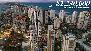 Inside a 1230000 Ground Floor Apartment in Main Beach Gold Coast  James Wallwork [upl. by Hertzfeld777]