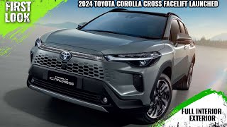 2024 Toyota Corolla Cross Facelift Launched In Thailand  First Look  Full Interior Exterior [upl. by Allecnirp]