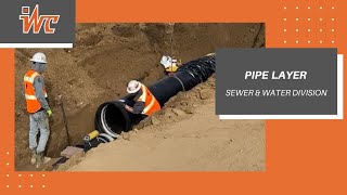 PIPE LAYER – SEWERWATER [upl. by Madelle]