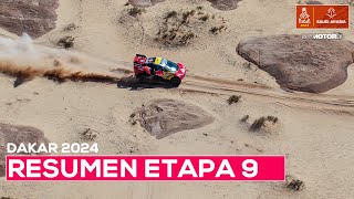 Sainz conserva 20 minutos a falta de tres días  Resumen Etapa 9 Dakar 2024  SoyMotorcom [upl. by Veal]