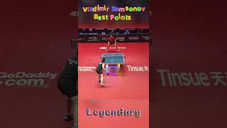 Vladimir Samsonovs Best Table Tennis Points  Top Shots amp Highlights [upl. by Lindie]