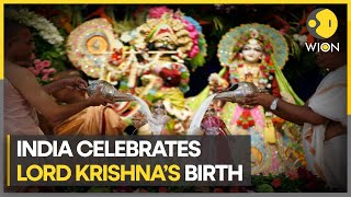 Janmashtami Celebration of Lord Krishnas birth across India  WION [upl. by Furey]