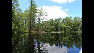 Kayaking Potter Flowage near Black River Falls Wisconsin [upl. by Matthus]