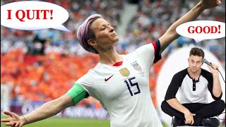 Megan Rapinoe Quits Soccer After Comedian Makes Fun of Her Kvon [upl. by Noret]