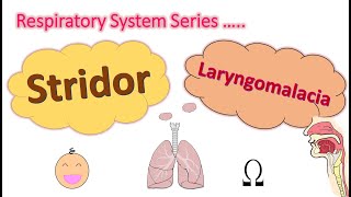 Stridor  Respiratory diseases in children  Laryngomalacia  Respiratory Series CH1 Part 1 [upl. by Amerd]