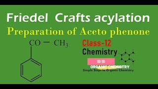 Preparation of Acetophenone Friedel – Crafts acylation BenzeneAcetyl chlorideOrganic chemistry [upl. by Haididej]