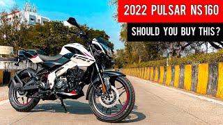 2022 BAJAJ PULSAR NS 160 Detailed Ride Review  Should You Buy it or Not [upl. by Riek]