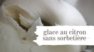 Glace au citron sans sorbetière ni crème au Mr cuisine plus [upl. by Sada813]