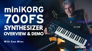 The New miniKORG 700FS Synthesizer Overview amp Demo [upl. by Nicholl318]