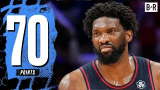 Joel Embiid Drops 70 Points vs Spurs NEW CareerHigh amp 76ers Record 🔥 [upl. by Gayl]