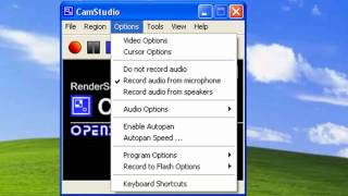 CamStudio Tutorial [upl. by Arutek843]