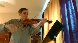 Allegro from Violin Sonata in DMinor Corrette [upl. by Elik19]