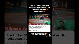 Bro Peeped Someone Was Following Him🤣😳 foryou shortsfeed loyaltytest reaction jacktv sub [upl. by Odlamur]