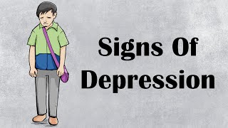 Signs Of Depression  What Are The Initial amp Late Signs Of Depression [upl. by Dickman]