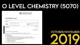 O level Chemistry 507022 winter 2019 past paper solved part 6 solvedfinal [upl. by Artenra]