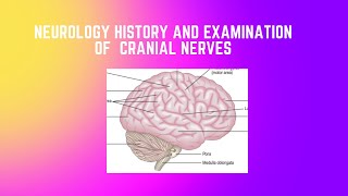 Neurology history taking and examination of cranial nerves [upl. by Arrol660]