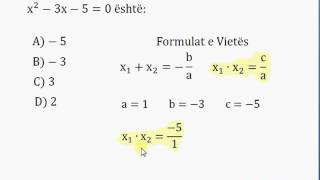 Provimi i Lirimit Matematikë 2015  pjesa 2 [upl. by Allevon931]