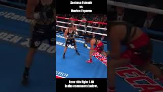 quotSuperbadquot Seniesa Estrada vs Marlen Esparza Highlights 😲 shorts shortsvideo highlights [upl. by Assirralc]