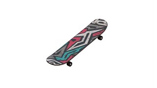 Skate Board Nike Concept 3D Motion Graphics  Product Animation [upl. by Mandelbaum]