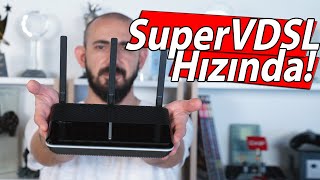 350 Mbps SuperVDSL  TPLink Archer VR2100 İNCELEME [upl. by Anicart575]