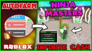 Ninja Masters Money Script WORKING 09March19 ROBLOX [upl. by Annayi]