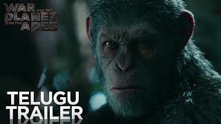 War for the Planet of the Apes  Official Telugu Trailer  Fox Star India  July 14 [upl. by Tanah]