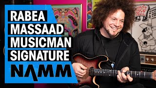 New Rabea Massaad Signature Guitars  Music Man Artist Series Sabre  NAMM 24 [upl. by Suzette]