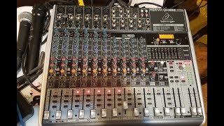 Behringer XENYX QX1832 USB Mixer Unboxing How To Use And Must Know Critical Features [upl. by Icrad]