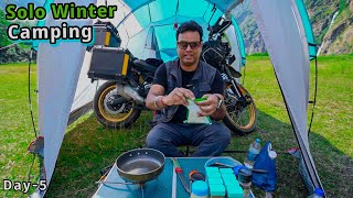 Big Tent Camping amp Cooking in Uttarakhand Forest  Camping in India  ridingwithpeace [upl. by Boot]