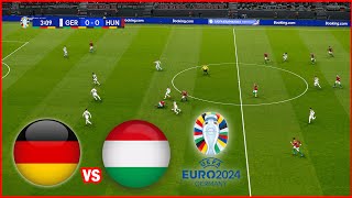 🔴LIVE Germany vs Hungary  EURO 2024  Match Live Today [upl. by Ilana]