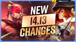 ALL NEW CHANGES for PATCH 1413  League of Legends [upl. by Sherrard]