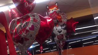 Valentine’s Day Balloons 🎈❤️Say LOVE 99 cent Dollar Stores And party city Balloons [upl. by Pomfrey529]