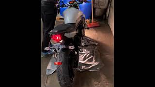 Yamaha XJ6 without exhaust LOUD DRAGSTER Sound [upl. by Eenitsed]