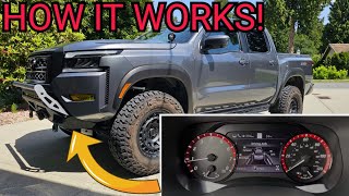 HOW TO USE LANE ASSIST IN A 2023 NISSAN FRONTIER PRO4X REAL TIME TEST [upl. by Handel708]