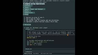 Simple Array Operations in C data structures [upl. by Lleddaw]