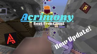 Zooming around Hypixel with Acrimony Client update💯 [upl. by Samalla]