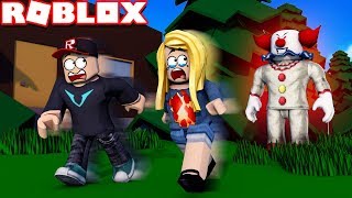 UCIEKAMY PRZED ZŁYM KLAUNEM W ROBLOX  Bella i Vito [upl. by Rustice873]