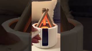 I can’t stop using this campfire diffuser 🥹🪵🔥fireplace winterdecor fireplace fireplacedecor [upl. by Nehttam]