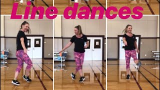 Line dances for Seniors and Beginners  Electric Slide Cupid Shuffle and more [upl. by Joletta]