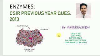 Enzymes Previous Year ProblemsCSIR2013 [upl. by Ingeborg530]