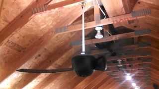 Fanimation Enigma Ceiling Fan Model FP2100BL longer downrod [upl. by Danyluk731]