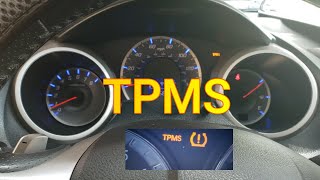 2011 Honda Fit Civic Accord TPMS Luz Como Arreglar Warning Light Overview and Fix [upl. by Herring838]