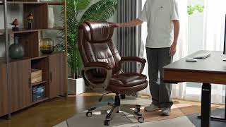 Experience Unmatched Comfort with the Preston Executive Home Office Chair [upl. by Adnic]