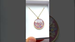 Real flower jewellery making  DIY Resin Crafts handmadejewelry uvresin jewelrymakingathome [upl. by Borries]