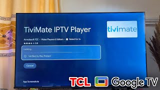 TCL Google TV How to Install TiviMate [upl. by Catarina133]