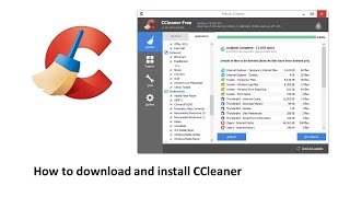 How to download and install CCleaner professional  full version  for free 2016 [upl. by Rosemaria]