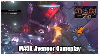 Halo Infinite  NEW MA5K Avenger Gameplay [upl. by Eanod]