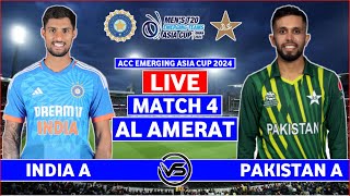 Emerging Asia Cup Live India vs Pakistan Live Scores  IND vs PAK Live Commentary  India A Innings [upl. by Deeyn]