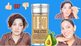 IKT Hair Wax Stick Review How To Use Hair Stick For Frizzy and Ruff Hair Different Way to Use [upl. by Garald]